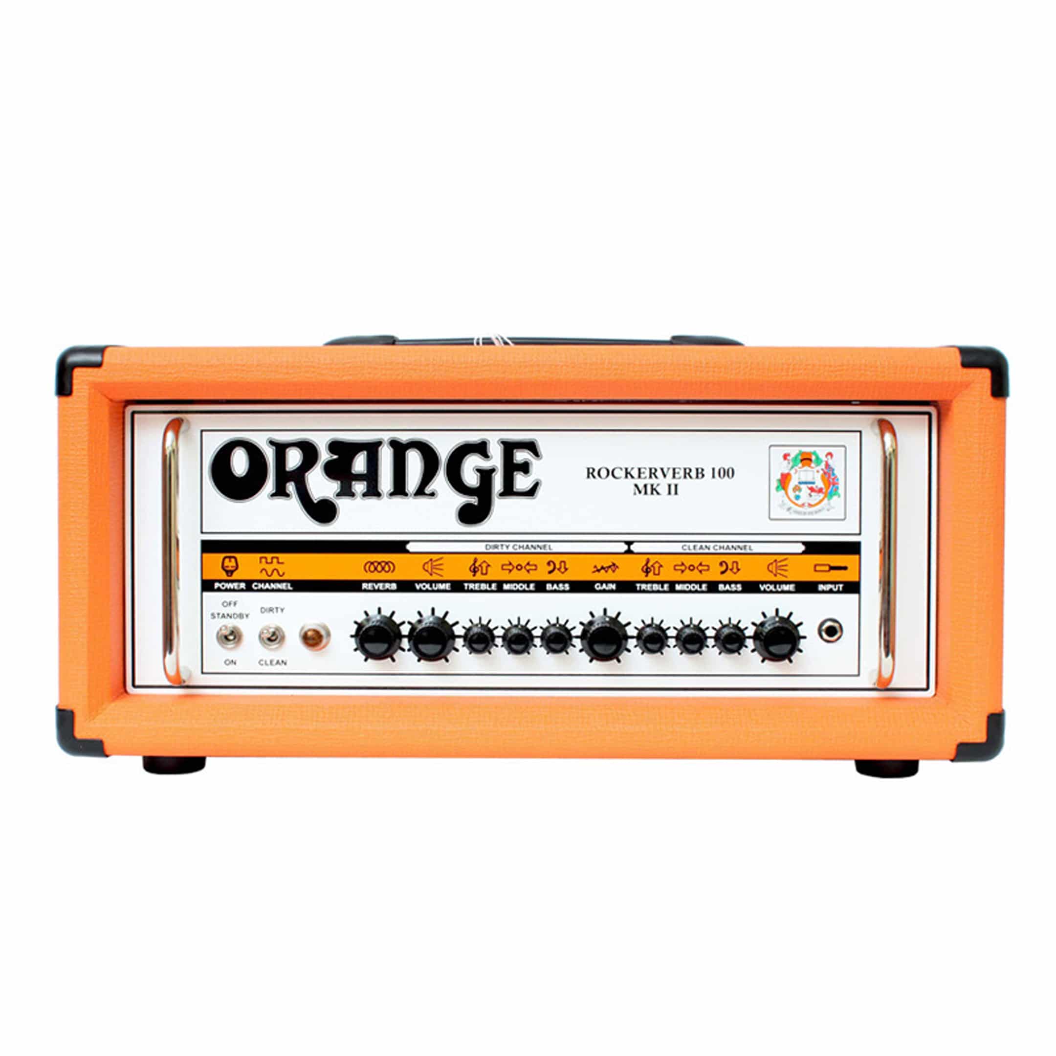 Head Amplifier 1/4 Ply Light Duty Economy ATA Case Fits Orange Rockerverb 100 Mk Ii 